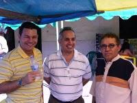 Com Davi e Geraldo, Vice-pres. do Sind. de saúde do RJ e Pres. do CRTR-RJ, respectivamente.